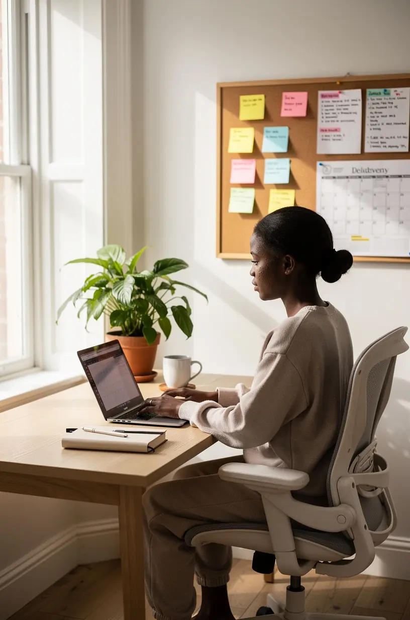 Clutter-free space symbolizing simplified living benefits