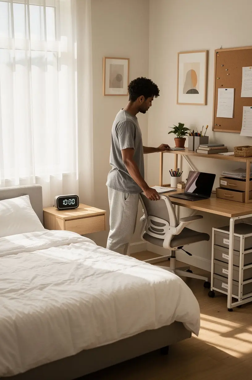 Practical steps for sustainable living choices illustration.